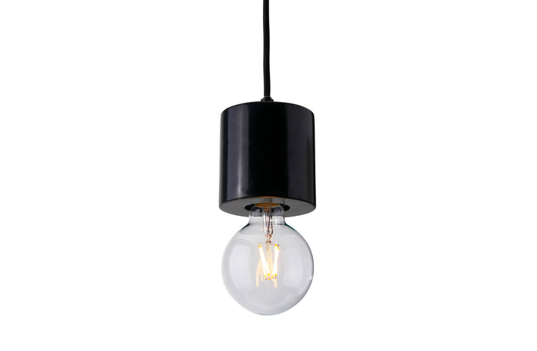 Terrene Bullet Pendant Black