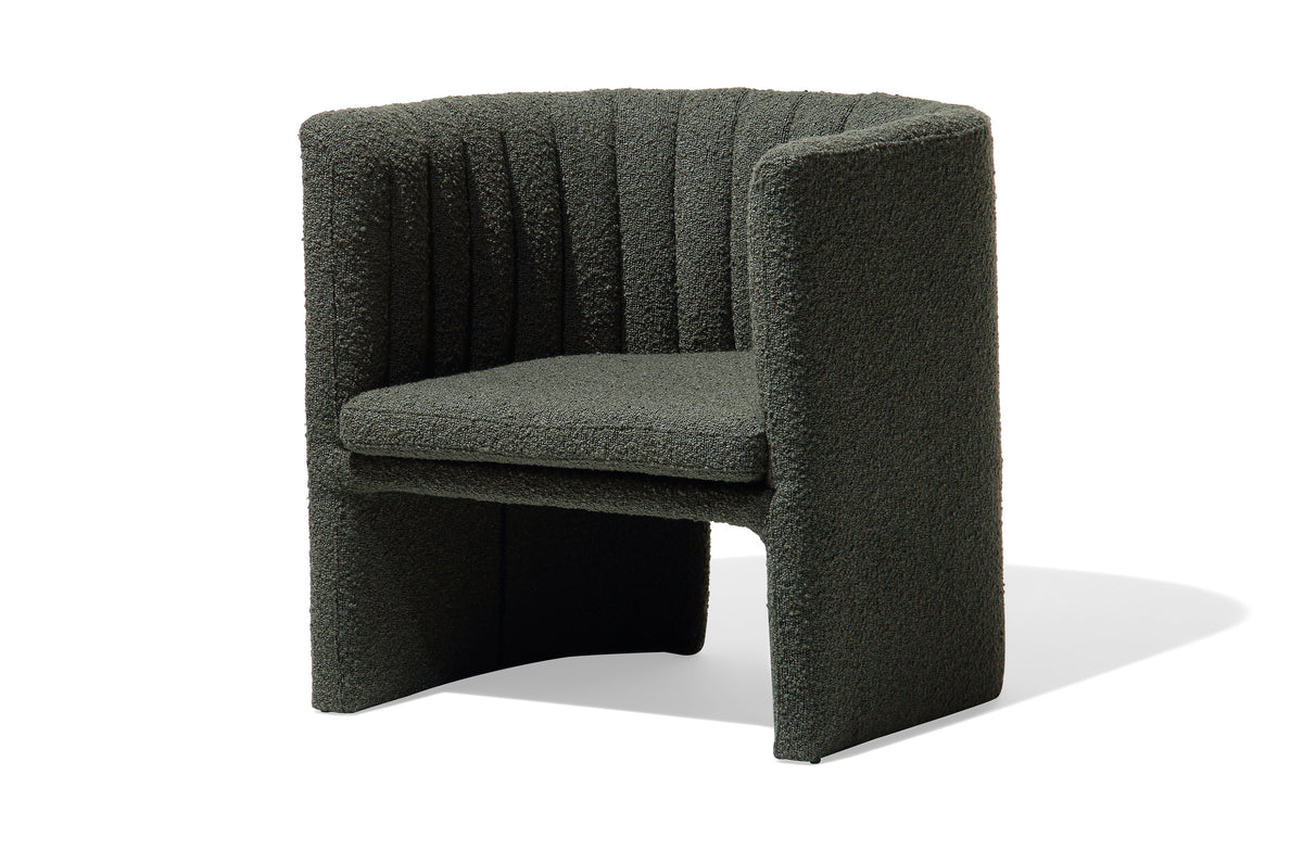Milano Occasional Chair - Green Boucle Image 1