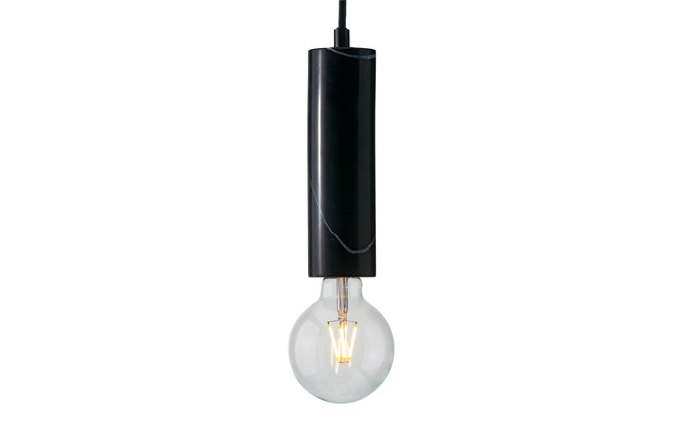 Terrene Tube Pendant Black