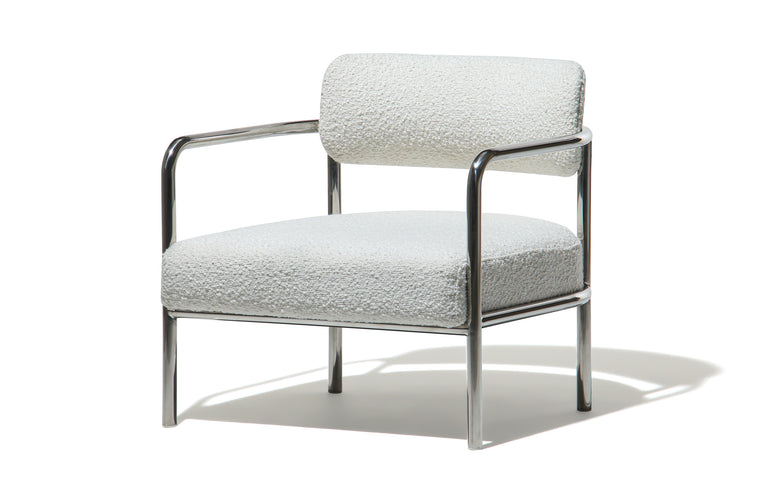 Lisbon Occasional Chair Steel Boucle