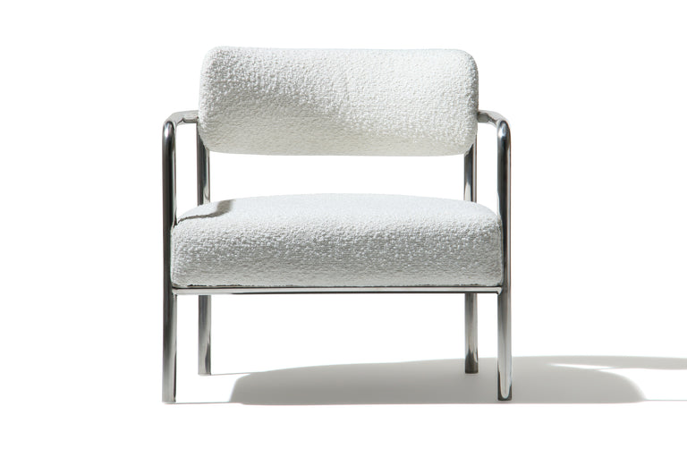 Lisbon Occasional Chair Steel Boucle