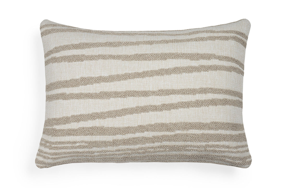 White Stripes Outdoor Cushion -  Image 1