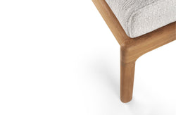 Jack Outdoor Footstool - Mocha / Black