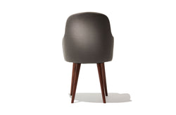 Alva Dining Chair - Brown Leather