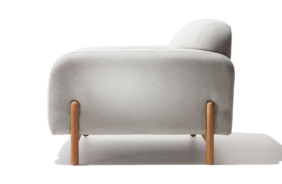 Hero Lounge Chair - Light Grey Image 2