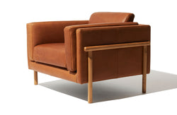 Moda Leather Lounge Chair - 