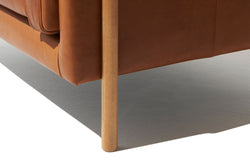 Moda Leather Lounge Chair - 