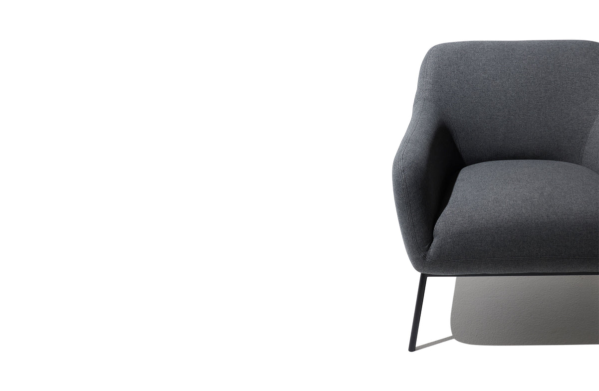 Lotus Lounge Chair - Dark Grey Image 2