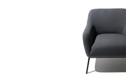 Lotus Lounge Chair - Dark Grey