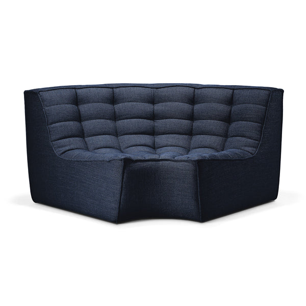 Rowan 91.3'' Wool Round Arm Modular Sofa Eureka Ergonomic