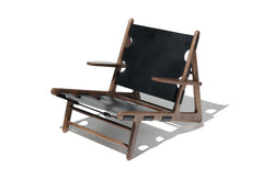 Yarra Leather Lounge Chair - 