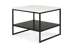 Stone Side Table - Black