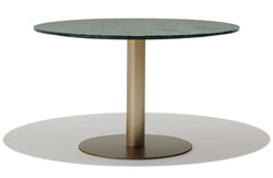 Adelaide Dining Table - Black Red Marble