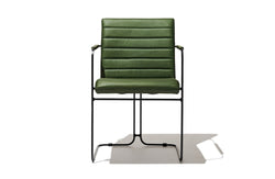 Bayley Leather Armchair - Matte Camel Leather