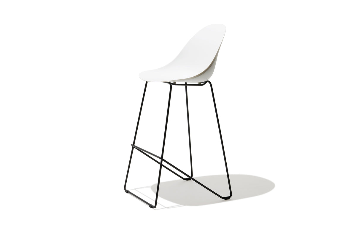 Bell Counter and Bar Stool - White / Bar Image 2