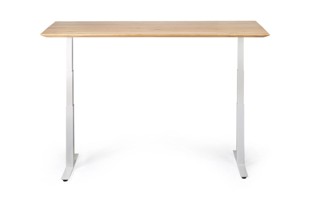 Bok Adjustable Desk - White / 55