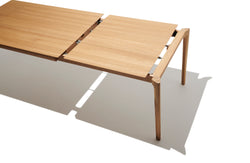 Bok Extendable Dining Table - Black Oak / 71