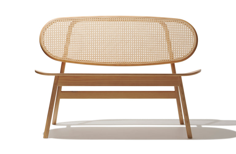 Cane High Back Bench