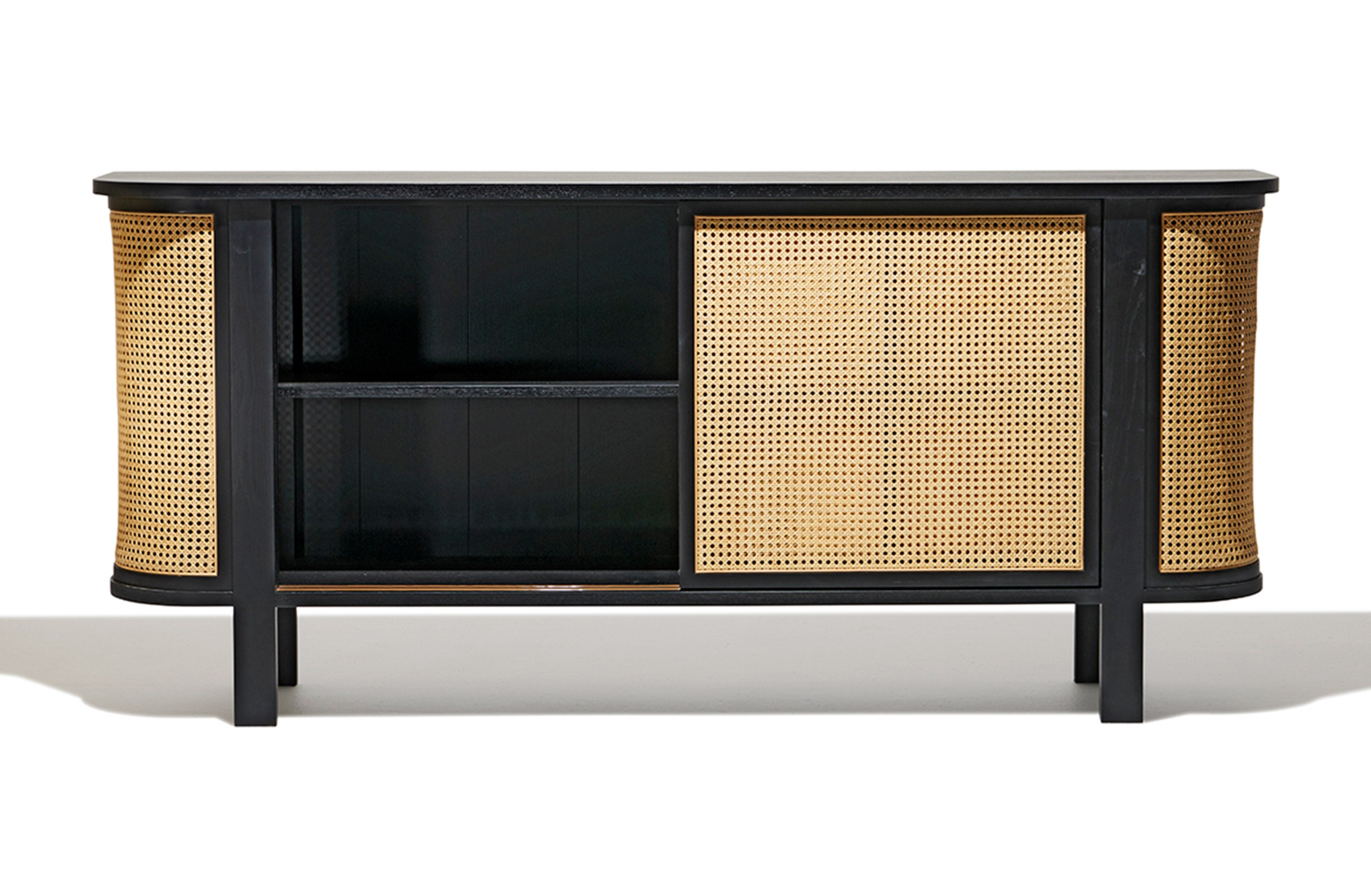Industry west shop cane sideboard