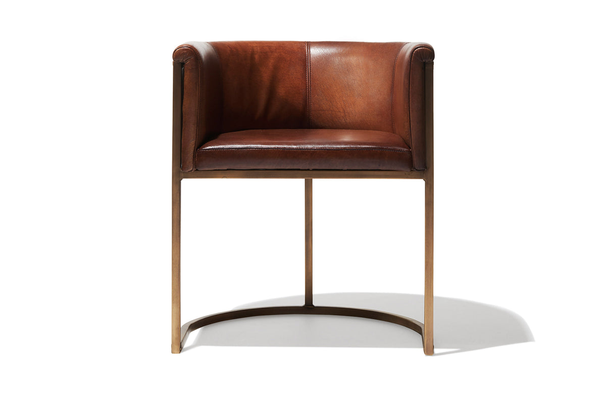 Channel Leather Dining Chair
