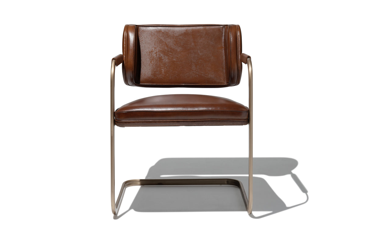 Jimmy Cooper Leather Chair - Light Brown Leather Image 2