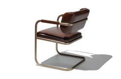 Jimmy Cooper Leather Chair - Black Leather