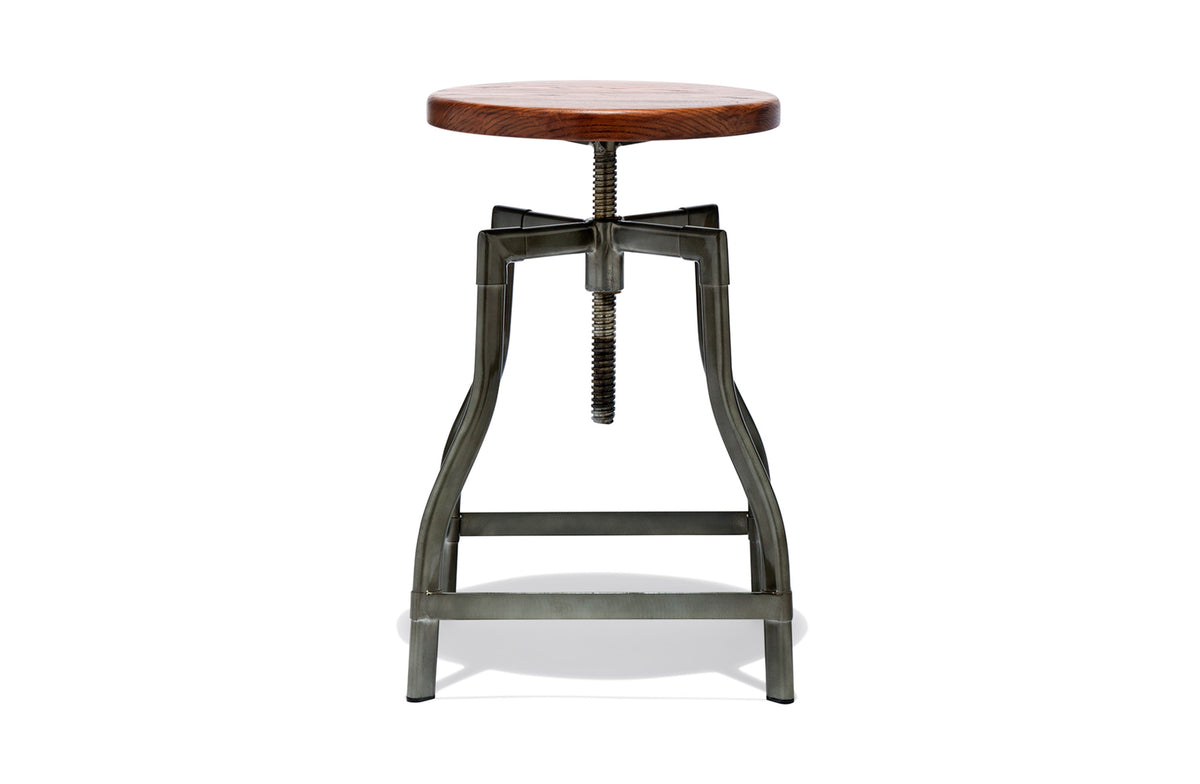 Machinist Adjustable Counter and Bar Stool - Counter / Wood Seat Image 1