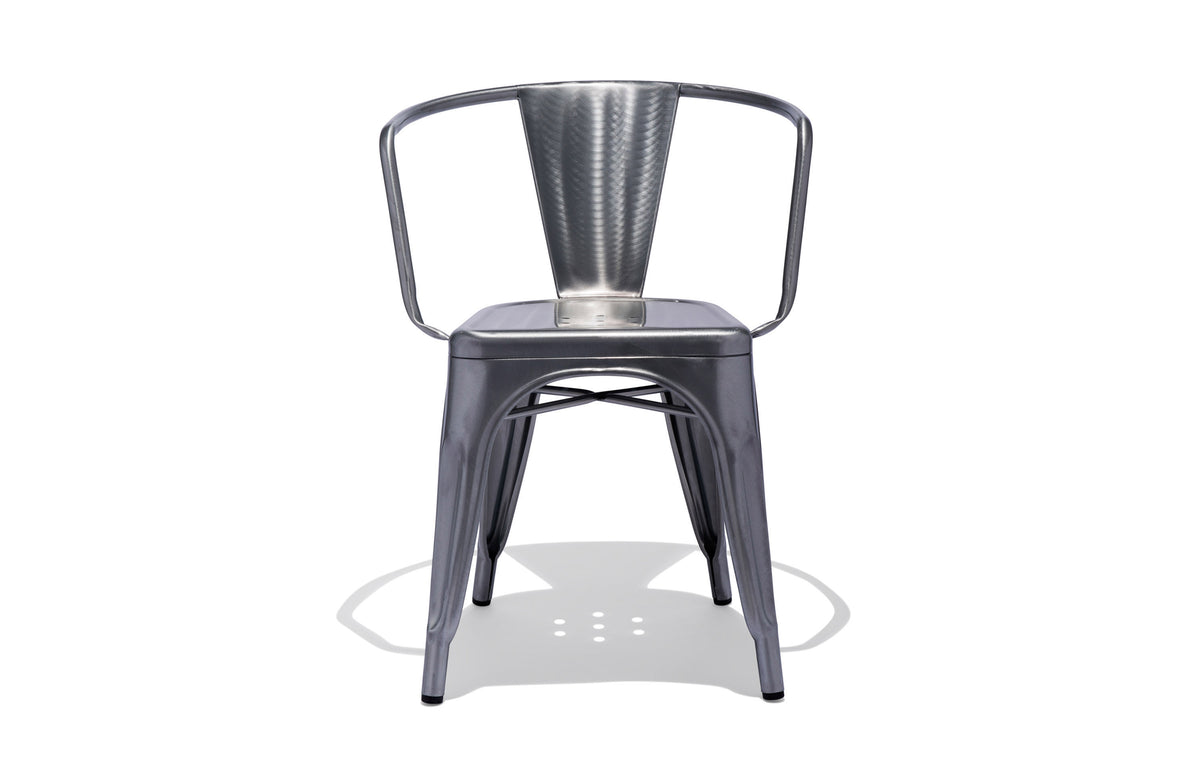 Marais Armchair - Galvanized / Steel Seat Image 1