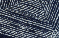 Navy Linear Cushion Set - 