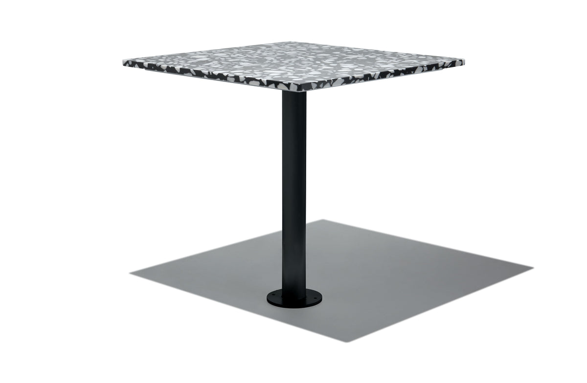 Quadrata Affixed Table - Black / 24