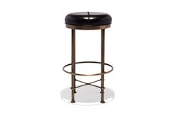 Singapore Club Counter and Bar Stool - Natural Leather / Counter