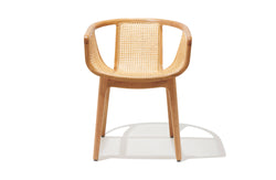 Slope Cane Dining Chair - 